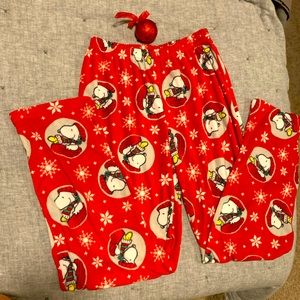 🌟Snoopy Christmas Fleece Pajama lounge pants SzM